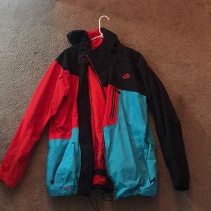 North face snowboarding jacket.